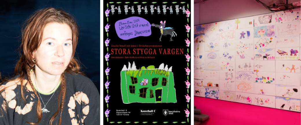 Stora Stygga Vargen Josefin Arnell Affisch Teckningar